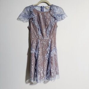 For Love & Lemons - Lilac Lace Dress